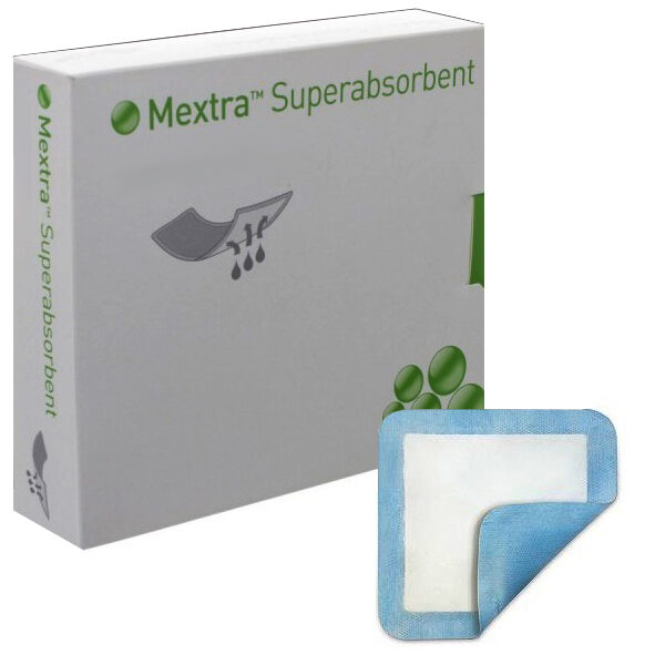 Mextra Superabsorbent Dressing, 5" x 5"