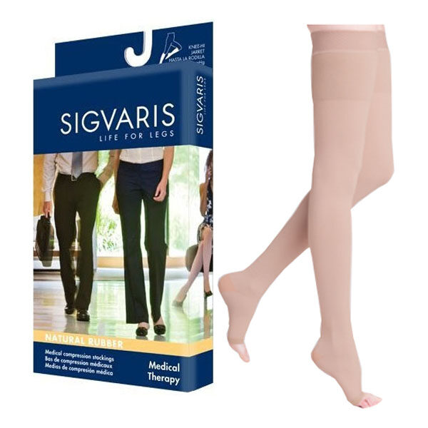 503Waist ATT Right, Natural Rubber Thigh, 30-40mmHg, Unisex, Size M4, Beige