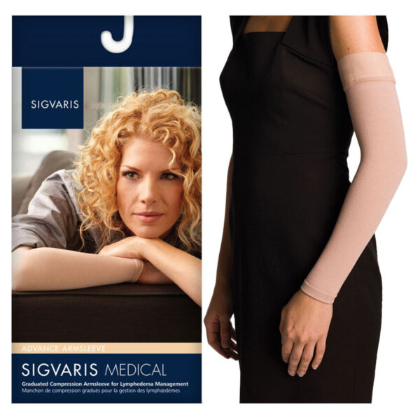 911Advanced Arm 15-20mmHg with Grip-Top, Medium, Regular, Beige