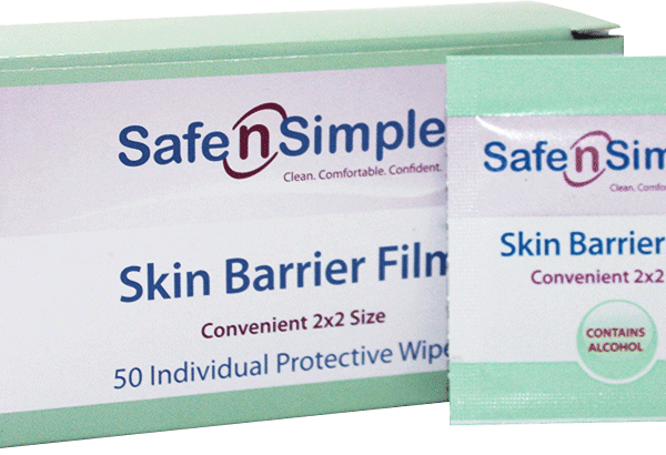 Skin Barrier Film Wipes, 2" x 2", Alcohol
