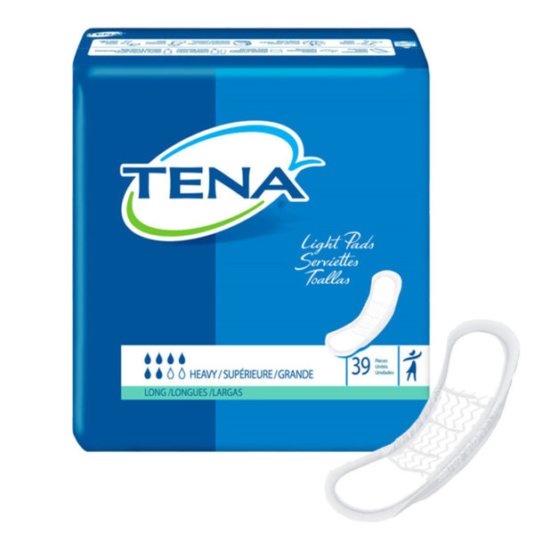 TENA Heavy Absorbency Long Pad, 15" Long