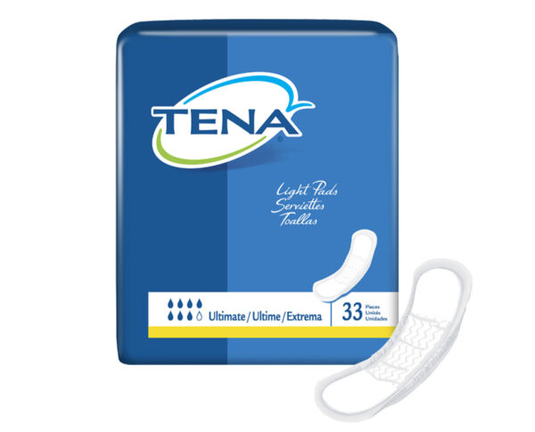 Tena Ultimate Pads, 16" Long