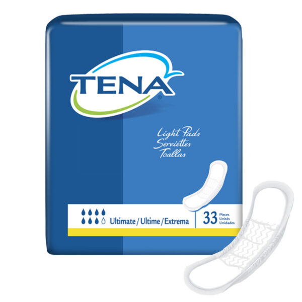 Tena Ultimate Pads, 16" Long
