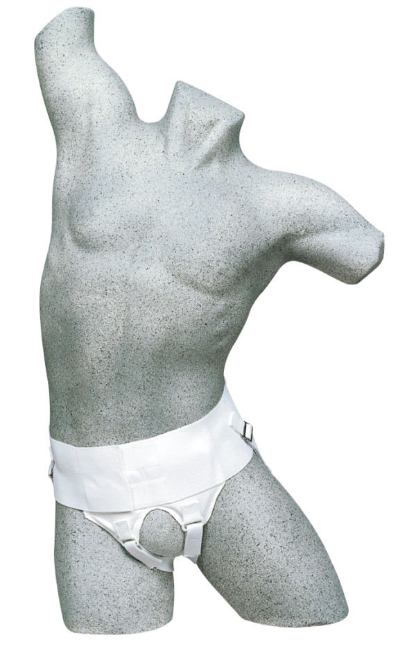 Leader Hernia Belt, Unisex, White, Large