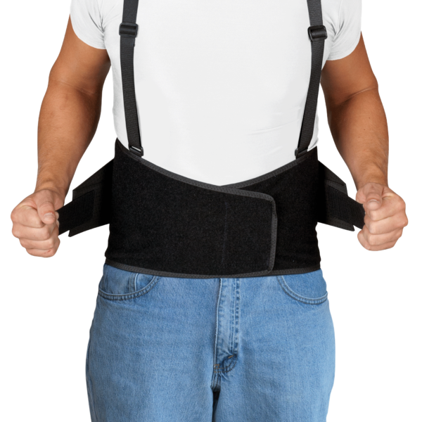 Leader Industrial Back Support, Black, X-Large