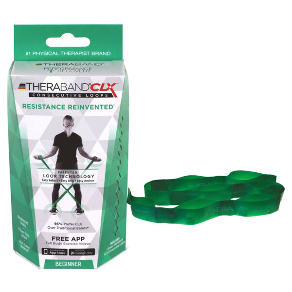 TheraBand CLX, Beginner, 5', Green