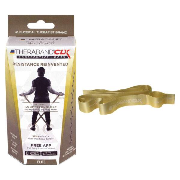 TheraBand CLX, Advanced, 5', Gold