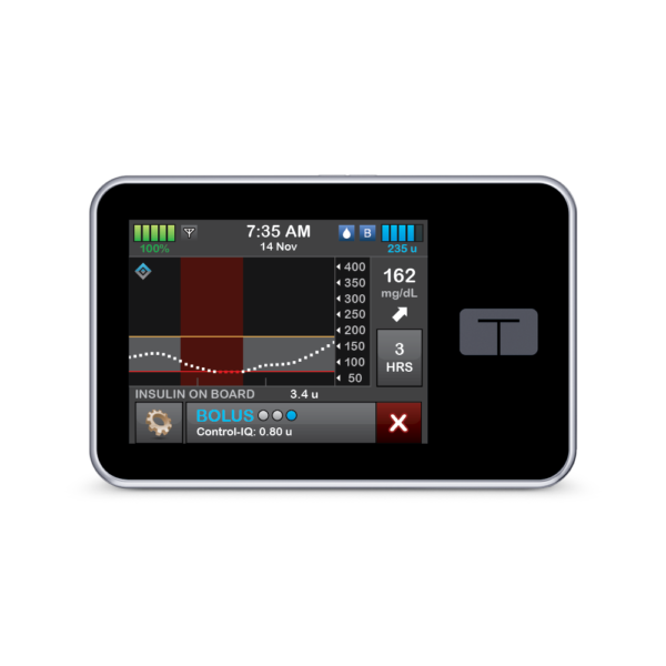 t:slim X2, Control-IQ Technology 7.6 Insulin Pump with Integrated CGM Receiver Capability