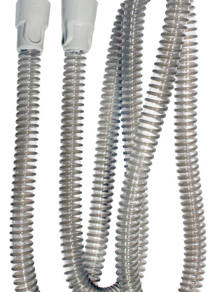 Slim Style CPAP Smoothbore Tubing with 22 mm Cuffs 6 ft. L, Gray