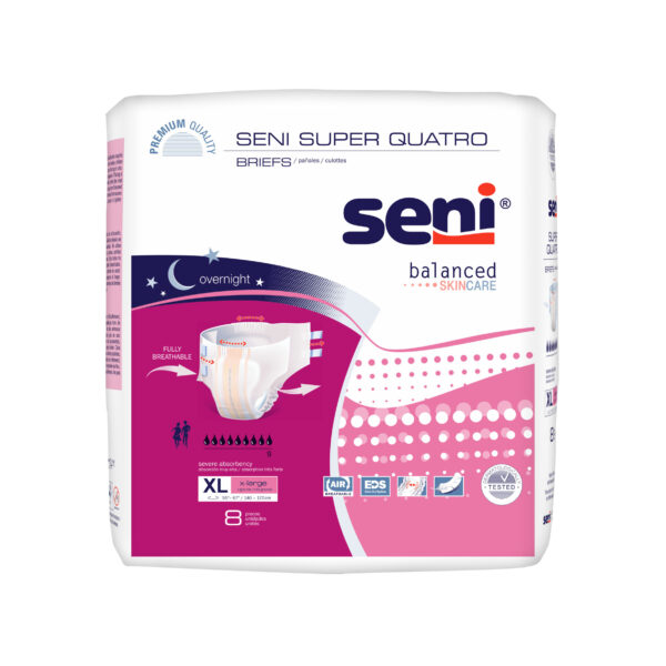 Seni Super Quatro Briefs, Extra Large - 55" - 67"