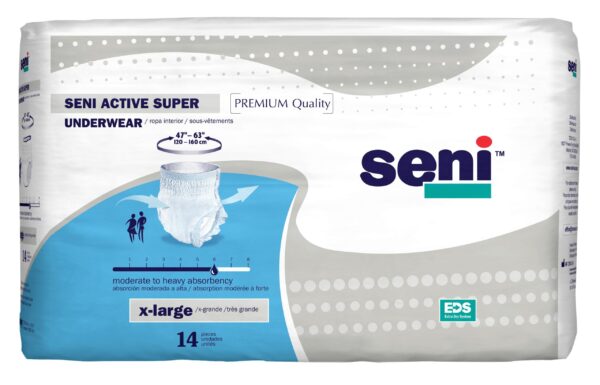 Seni Active Super Pull-On Underwear, Extra Large