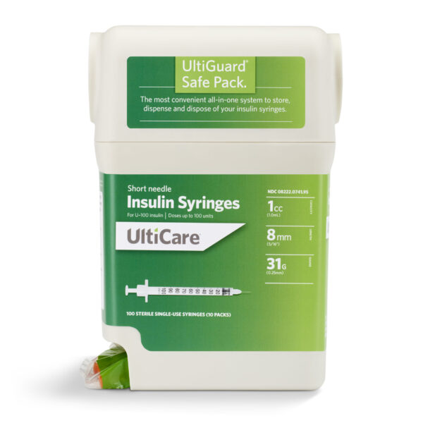 UltiCare Insulin Syringe 31G x 5/16", 1 mL (100 count)