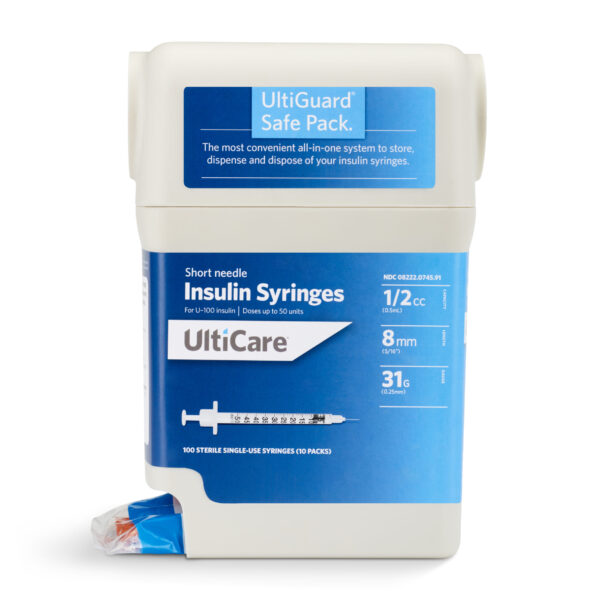 UltiCare Insulin Syringe 31G x 5/16", 1/2 mL (100 count)