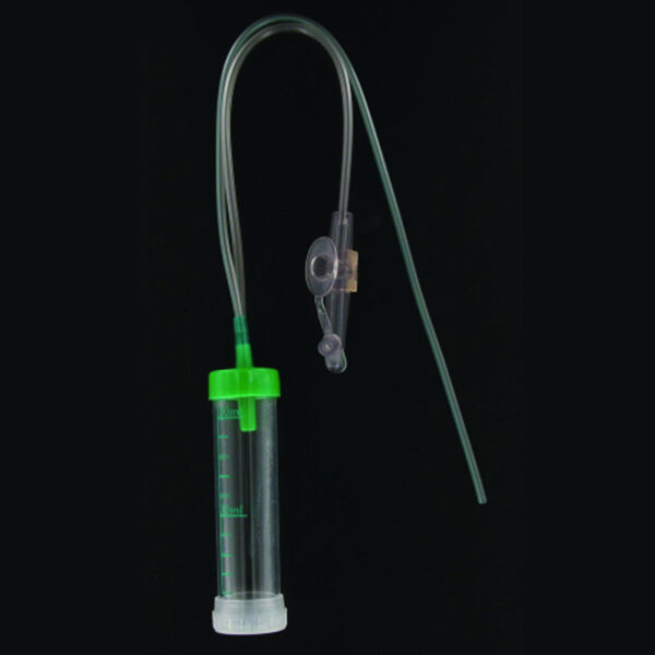 Mucus Extractor with Screw Cap, 35 mL Vial, 33 cm L Aspiration Tube