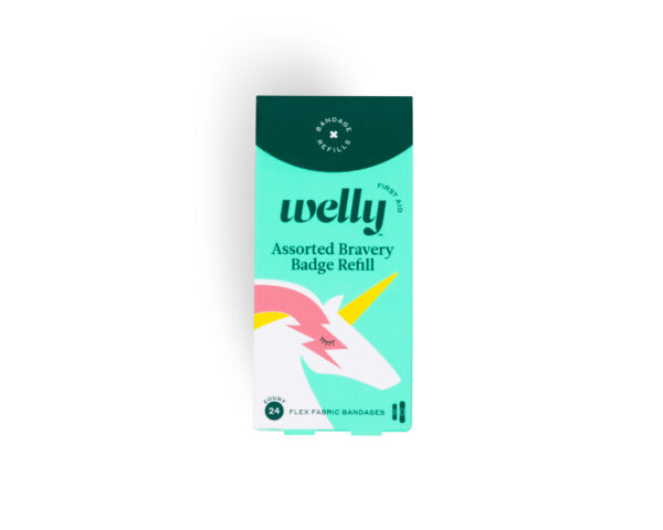 Welly Health Kids Rainbow Assorted Refill Pack, 24 ct