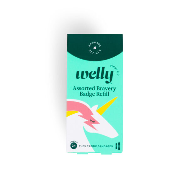 Welly Health Kids Rainbow Assorted Refill Pack, 24 ct