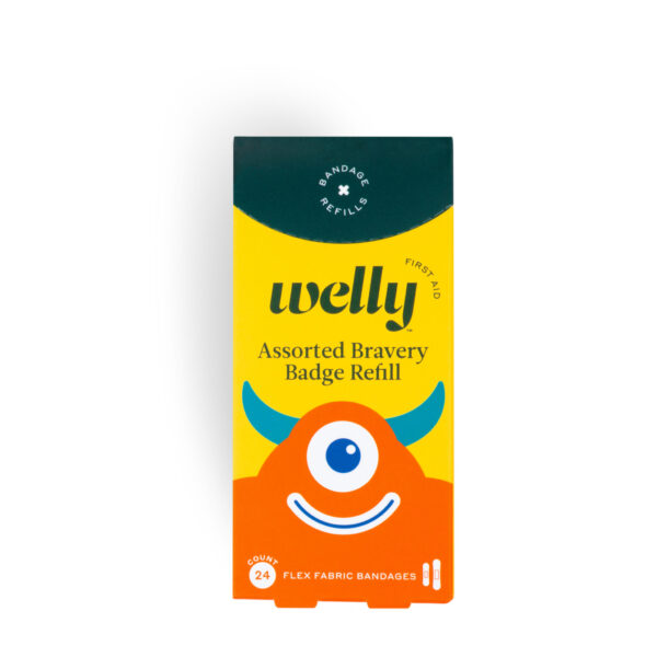 Welly Health Kids Monster Assorted Replen Pack, 24 ct