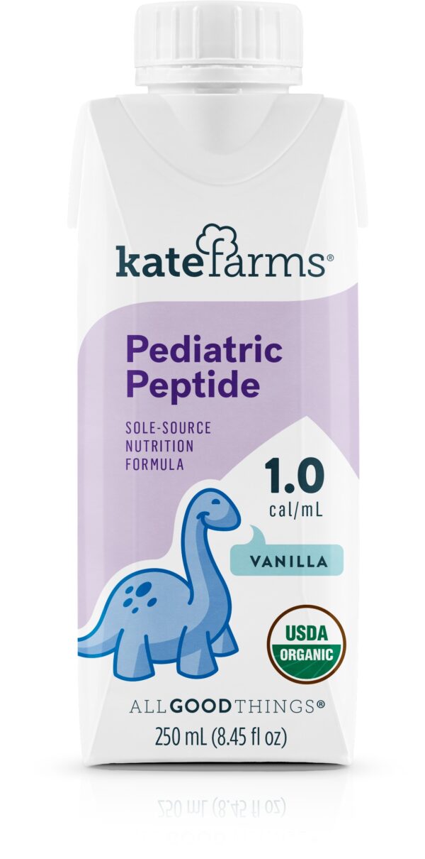 KATE FARMS Pediatric Peptide 1.0 Vanilla, 8.45 fl. oz. (250 mL)