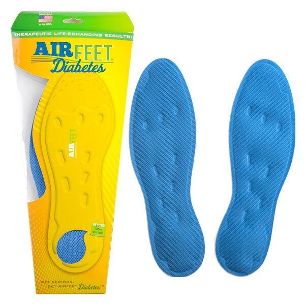 AirFeet DIABETES CLASSIC Insoles, Size 1M, Pair