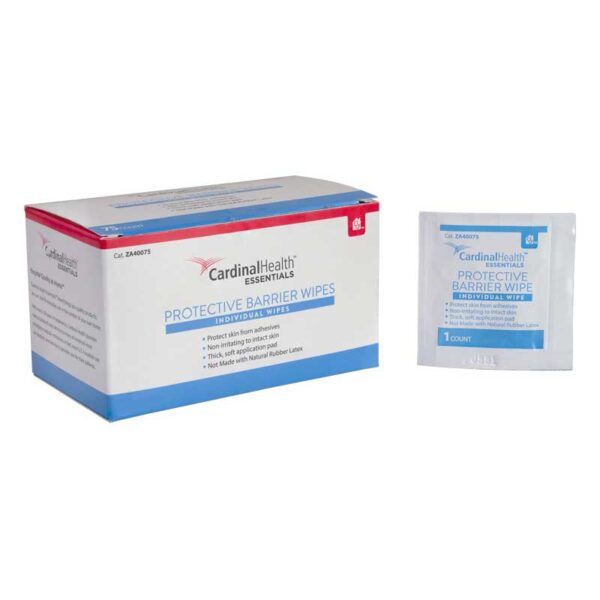 Cardinal Health Essentials Skin-Prep Protective Barrier Wipe 1-1/4" x 3"