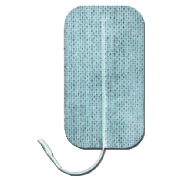 Zewa Electrotherapy Electrode, Deluxe, Rectangle, Reusable, 2" x 3.5", 4 count