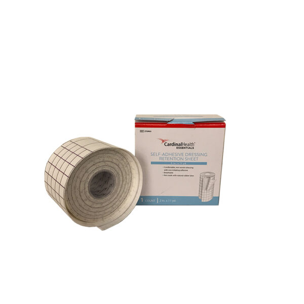 Cardinal Health Essentials Self-Adhesive Dressing  Retention Sheet 4" x 11 yds.