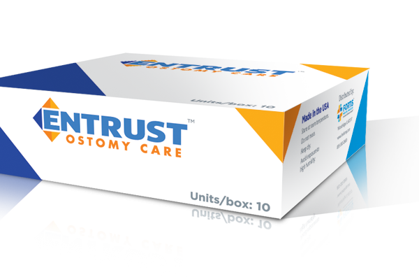Entrust 1 Piece Cut to Fit, 3/4" - 2-1/2" Stoma, Transprarent, Filter, Standard, 12" Closed End